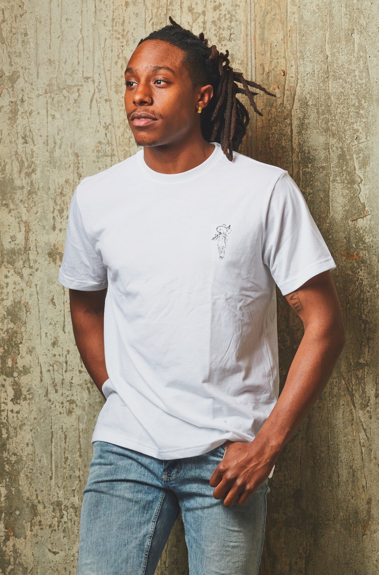 Cha-Mar Men Small Logo Tee