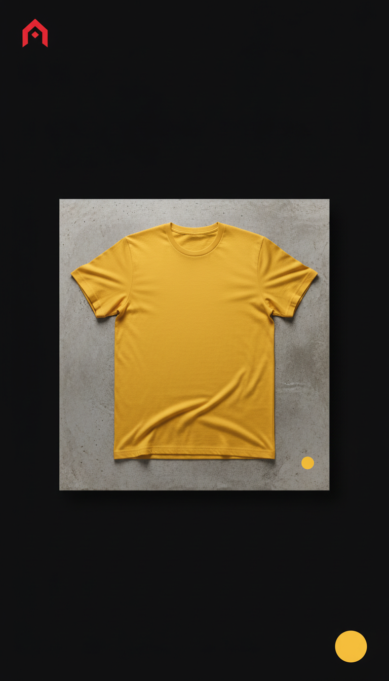 Taxi Yellow Statement Fit T-Shirt
