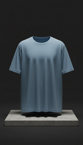 Concrete Blue Minimalist Blend Tee